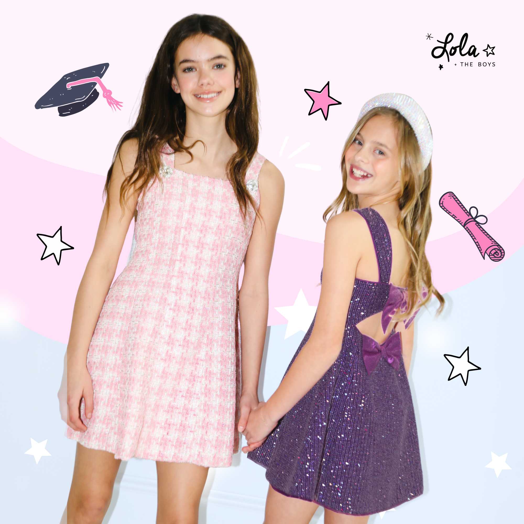 graduation outfit ideas for kids featuring stylish, comfy looks for boys and girls celebrating graduation day