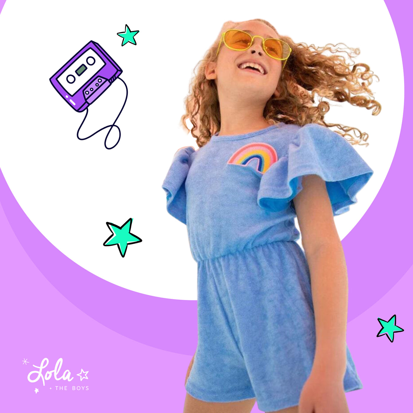 Back to the '80s: Seventeen Magazine Features Lola and the Boys in a Tribute to Retro Fashion Trends