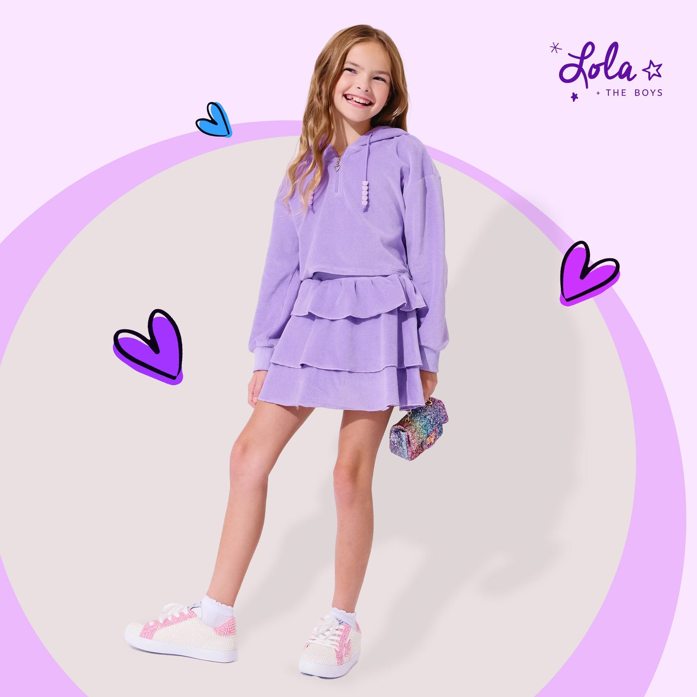 Trendy and playful mix-and-match cute girly clothes for kids