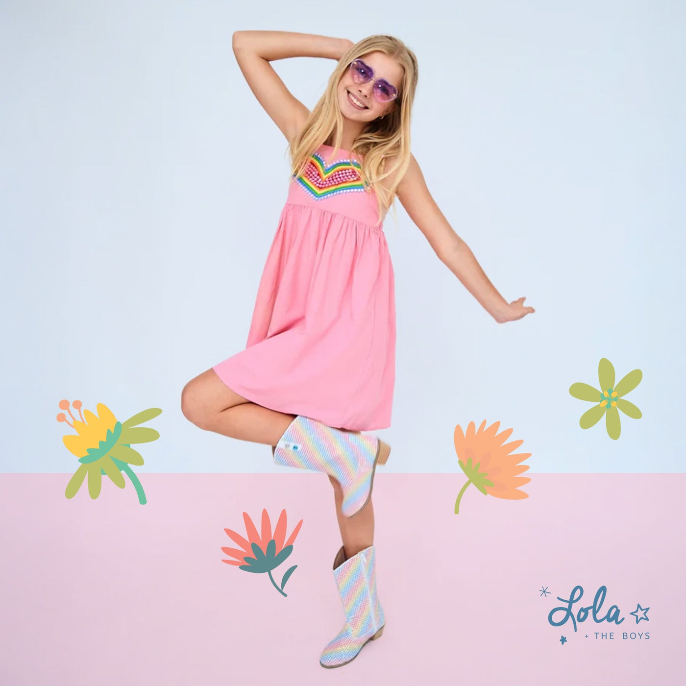 Kids’ pastel sundresses neatly hung and folded, showcasing proper fabric care and storage tips for keeping pastel dresses in perfect condition.