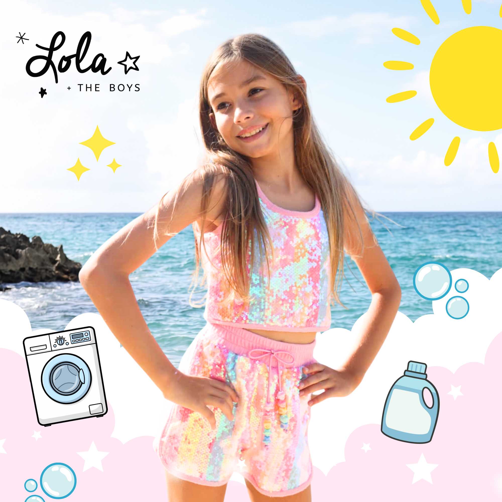 How to wash kids' summer clothes using gentle cycles and proper fabric care techniques for long-lasting summer outfits