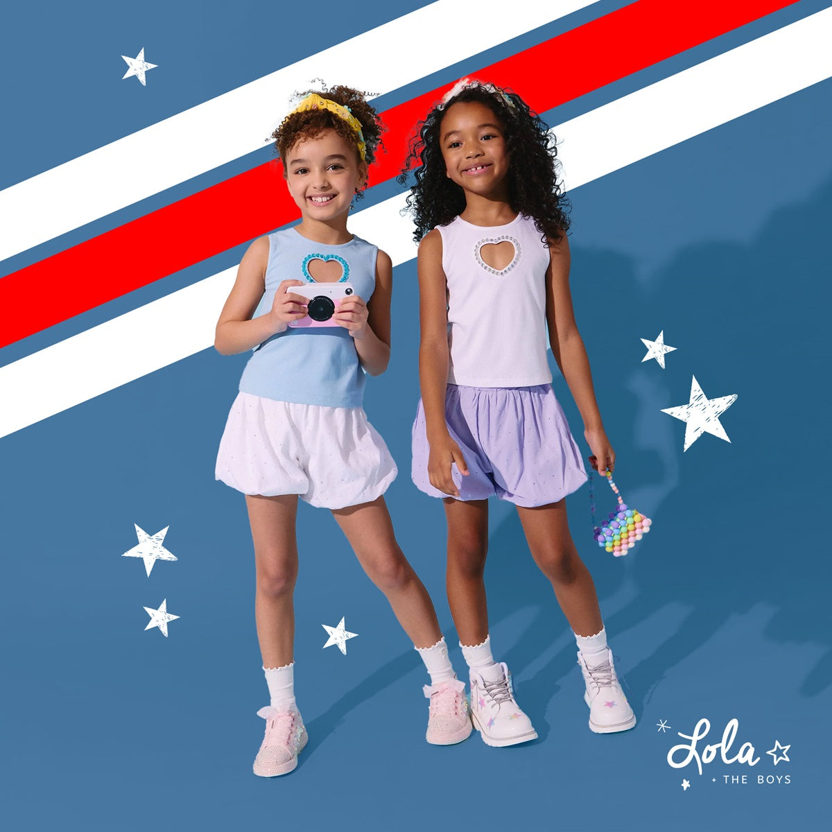 Festive and comfy kids outfits for July Fourth featuring red, white, and blue clothing perfect for summer parades, BBQs, and fireworks
