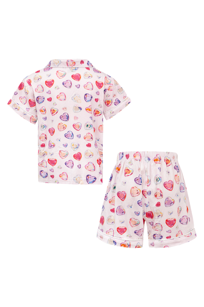 Diamond Hearts Soft Short Set