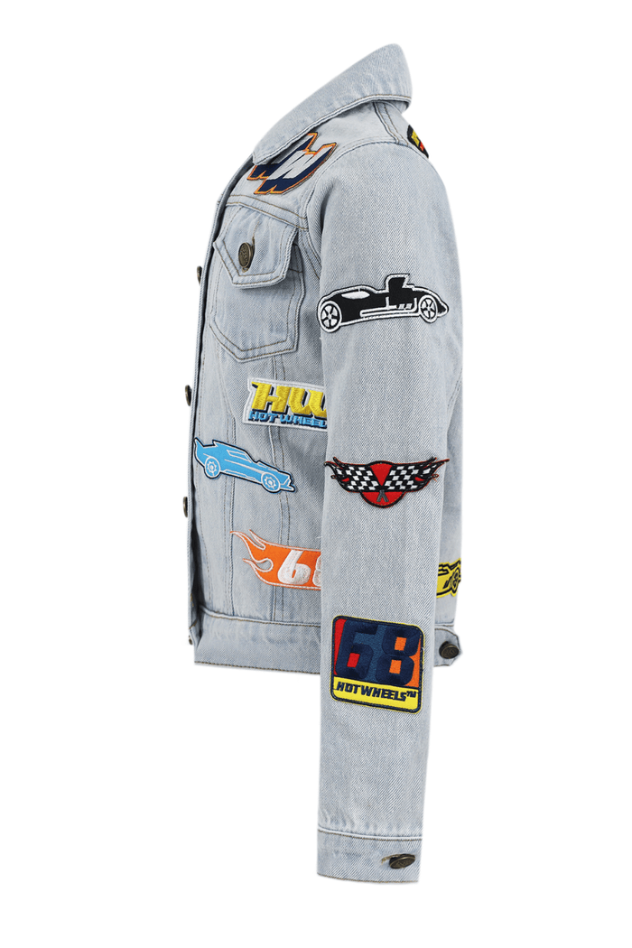 Lola + The Boys Jacket Hot Wheels™ Denim Patch Jacket