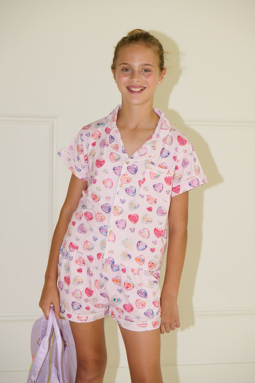 Diamond Hearts Soft Short Set