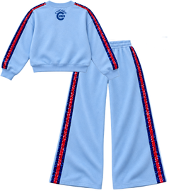 Cubs Sequin Stripe Set