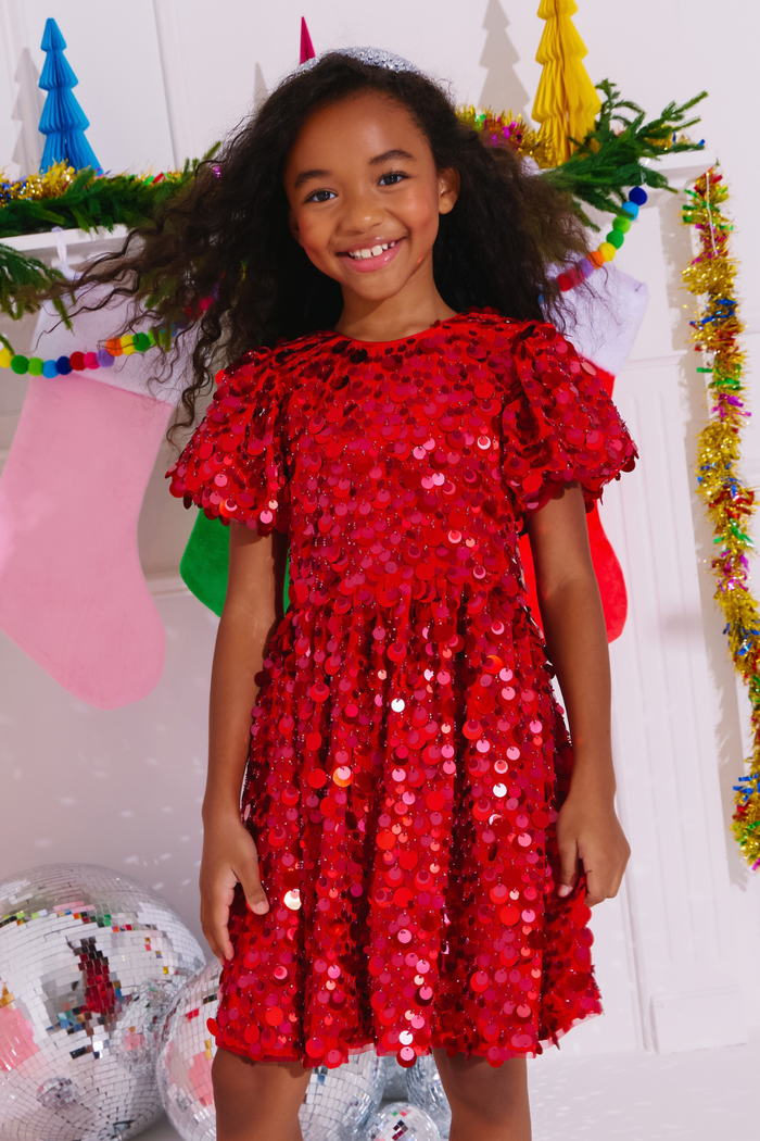 Sweet Shimmer Party Dress