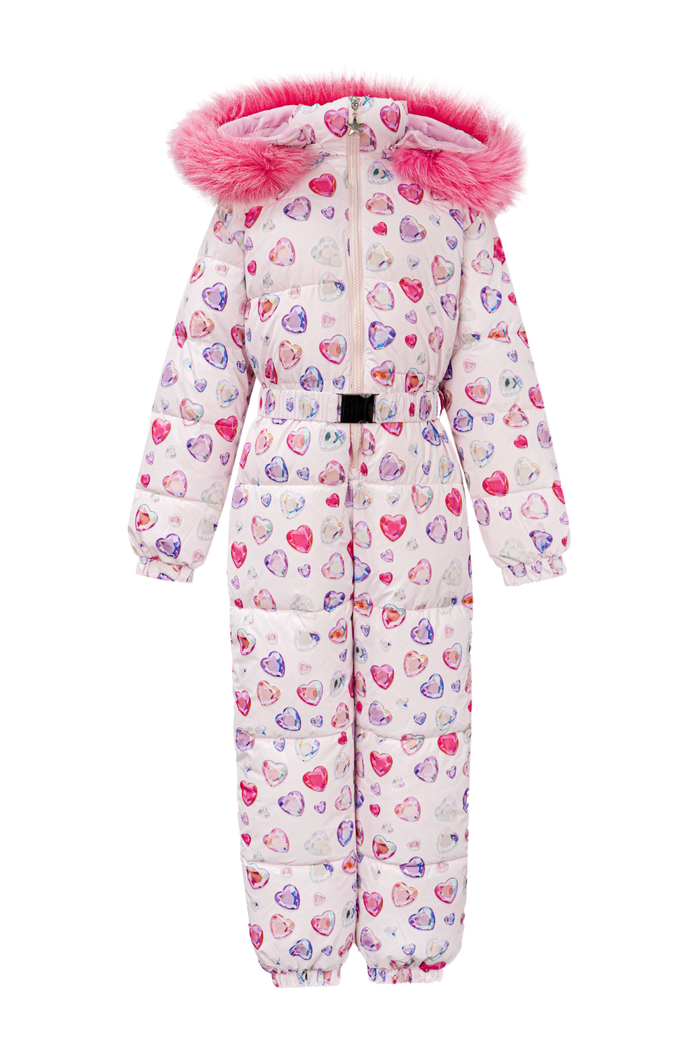 Diamond Hearts Snowsuit