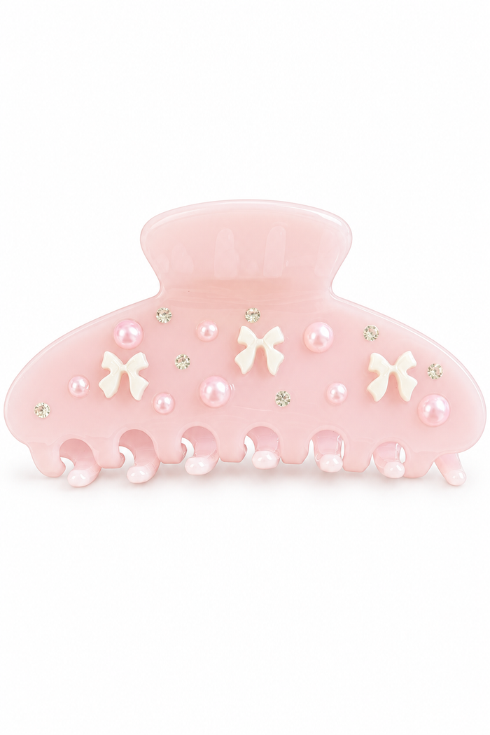 Pink Sprinkle Claw Clip