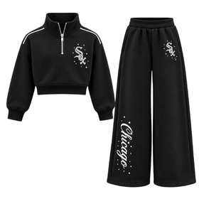 White Sox Crystal Quarter Zip Set