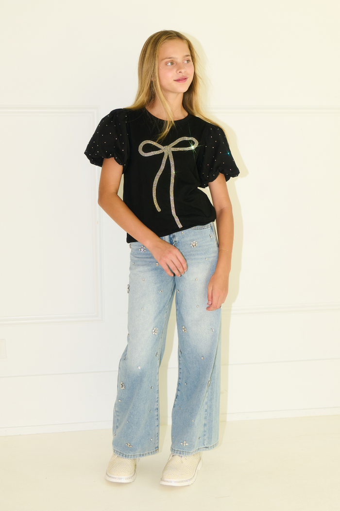 Sparkle Bow Princess Tee