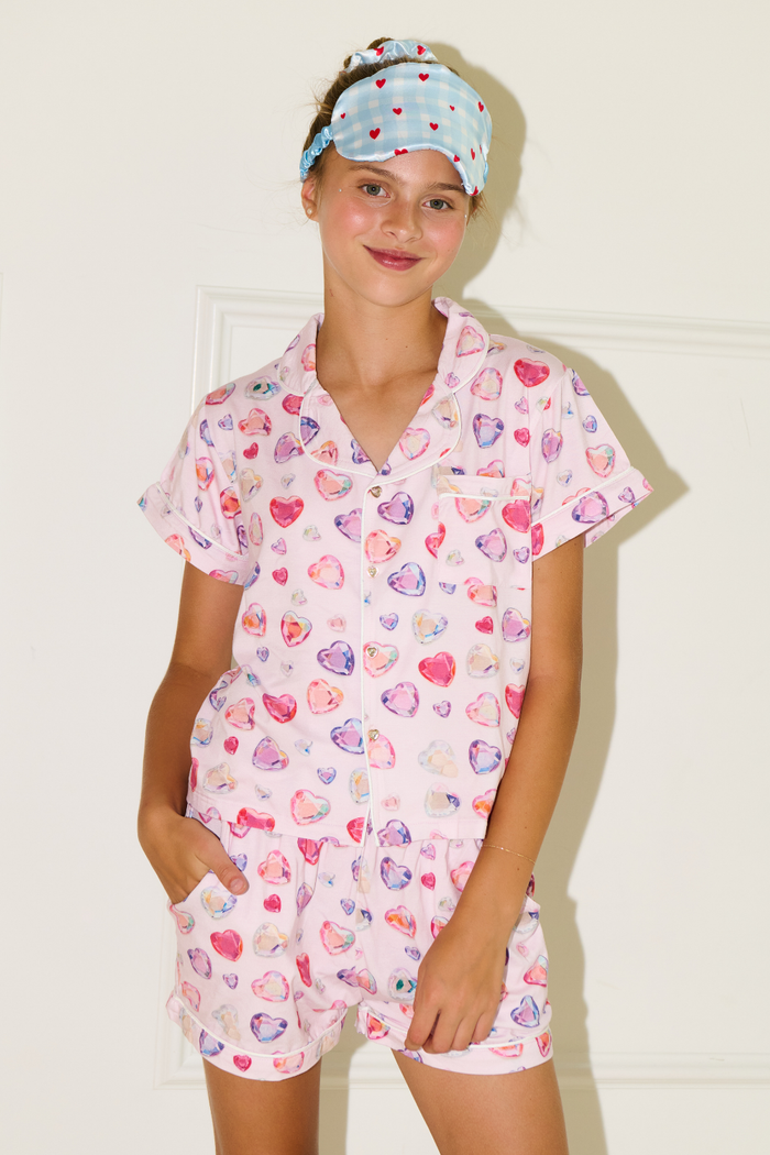 Diamond Hearts Soft Short Set