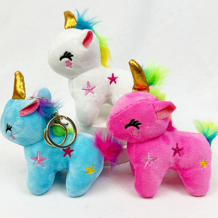 Cute Unicorn Plushie Key Chain