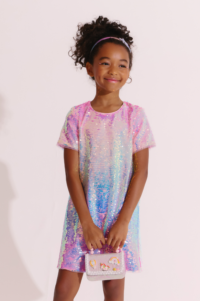 Sequin Ombre Shimmer Dress