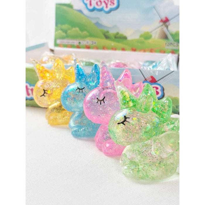 Maltose Glitter Unicorn Squishy Toy