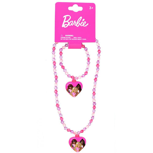 Barbie Necklace & Bracelet Set Hanging