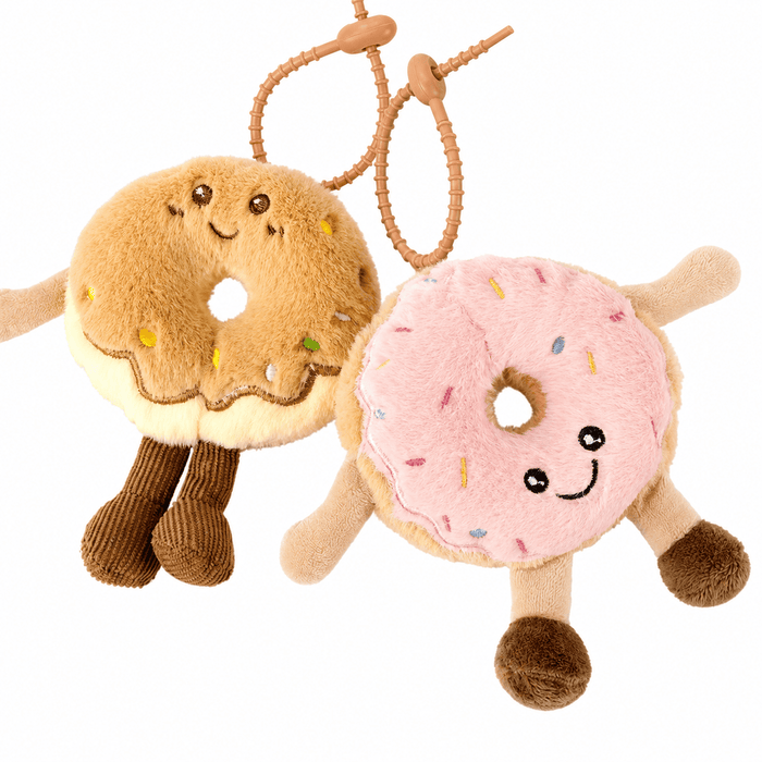 Lotus Accessories Plush Donut Bag Charm