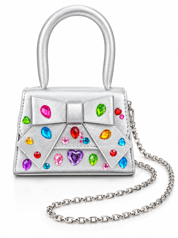 Bejeweled Mini Bow Purse