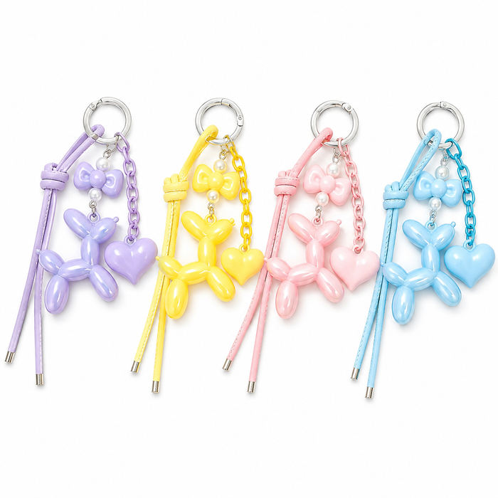 Balloon Dog Bag Charm