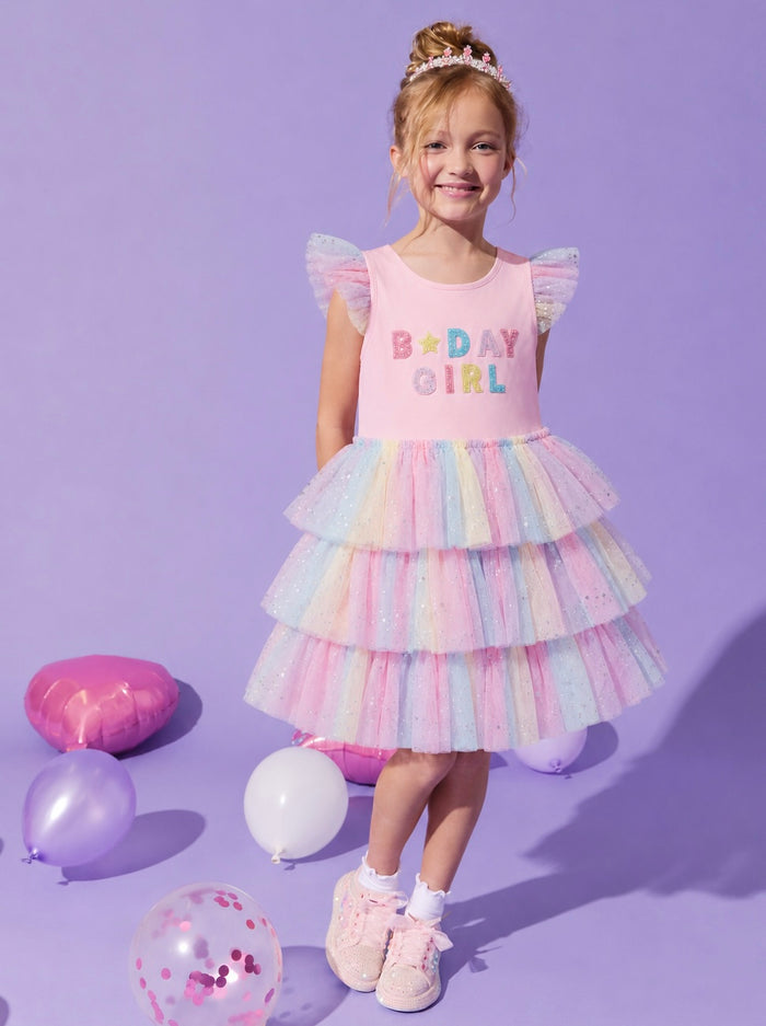 Birthday Girl Ombre Dress