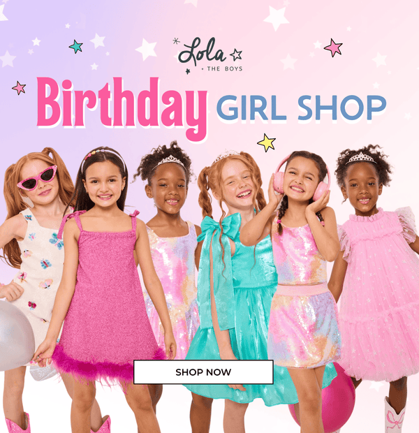 lola and the boys birthday dress Lola + The Boys Super Star Party Dress, 14 / White main image 0