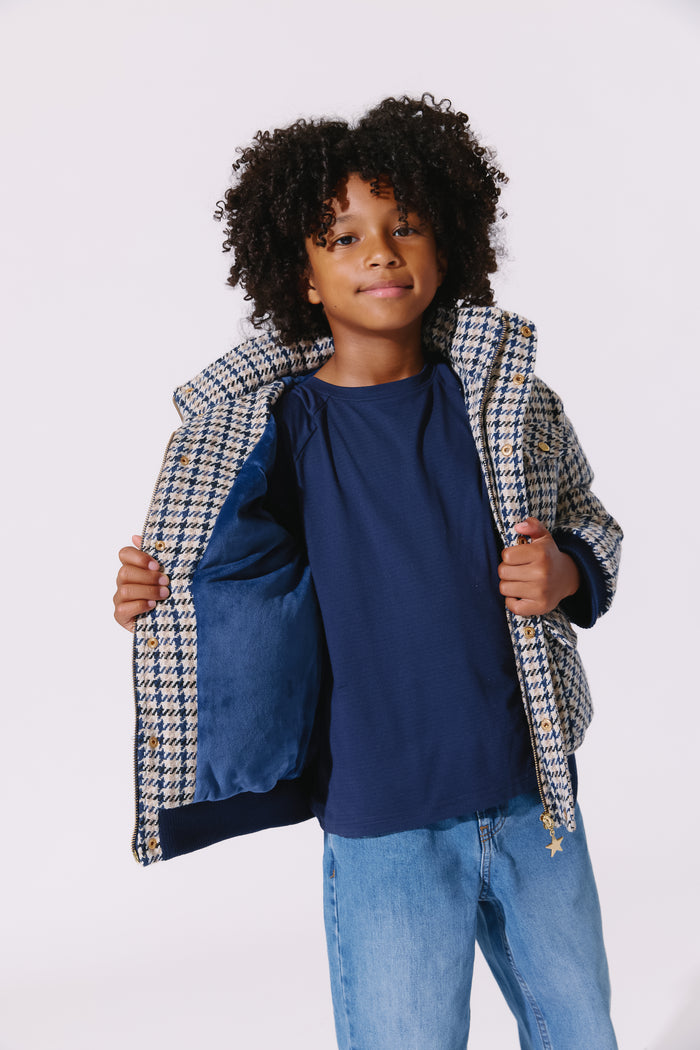 Houndstooth Tweed Jacket