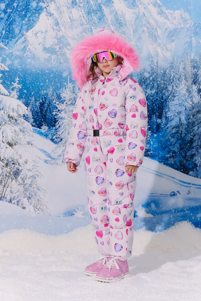 Diamond Hearts Snowsuit