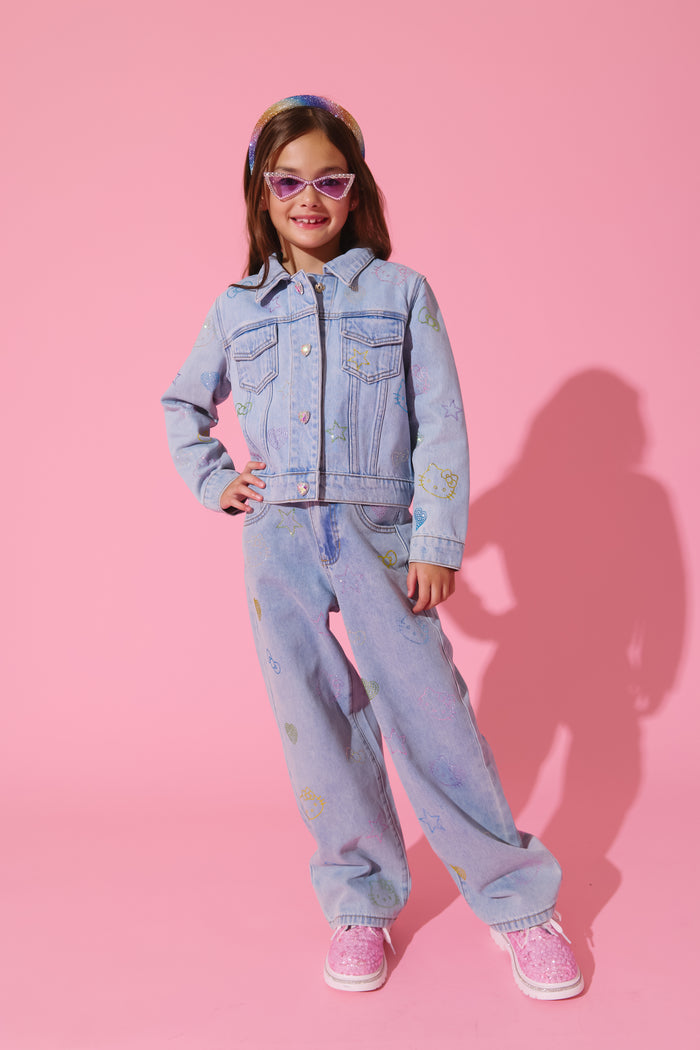 Hello Kitty® Crystal Denim Jacket