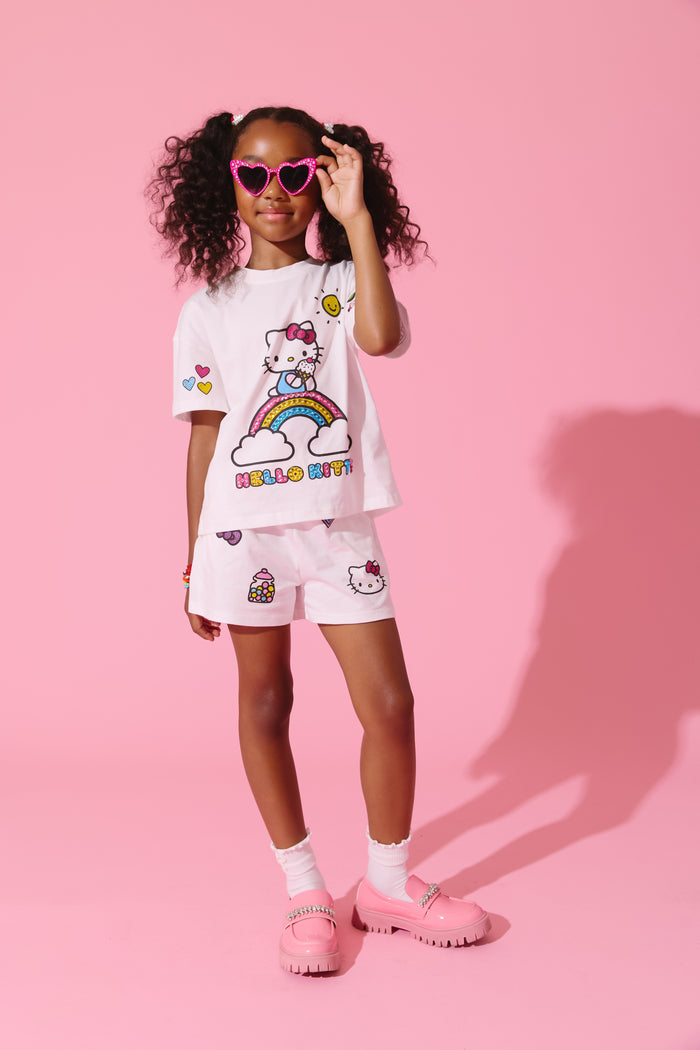 Hello Kitty® Rainbow Doodle Short Set