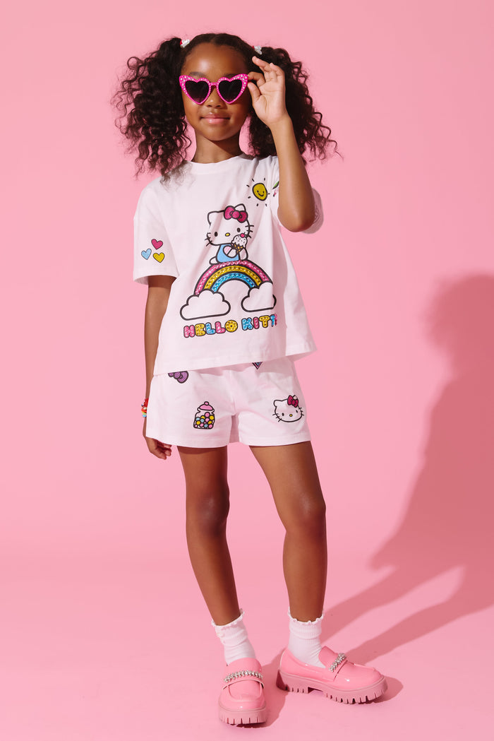 Hello Kitty® Rainbow Doodle Short Set