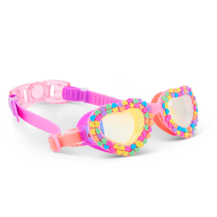 Bling2o Accessories Be True Pink Candy Heart Swim Goggles