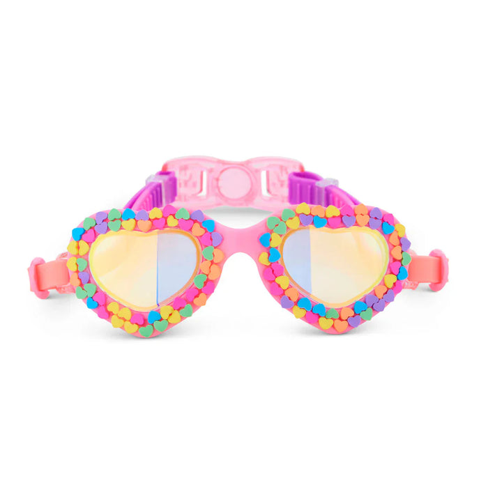 Bling2o Accessories Be True Pink Candy Heart Swim Goggles