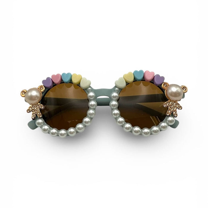Lola + The Boys Accessories Beaded Charm Sunglasses