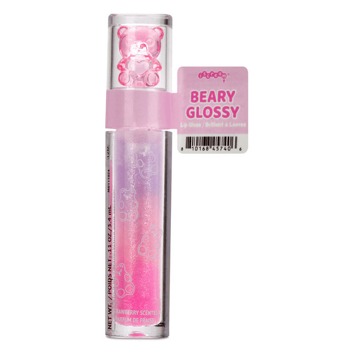 iScream Accessories Lavender Beary Glossy Lip Gloss PDQ