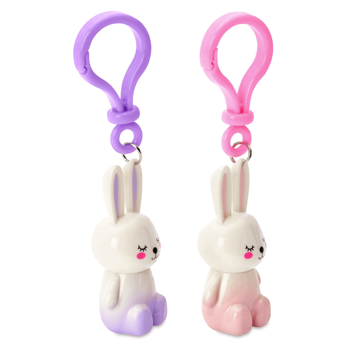 iScream Accessories Bunny Besties Lip Gloss Key Chains - 2 pieces