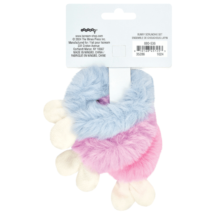 iScream Accessories Bunny Scrunchie Set