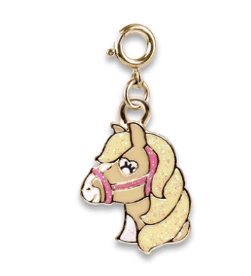 Charm It! Accessories Gold Glitter Horse Charm Charm It! Fun Charms