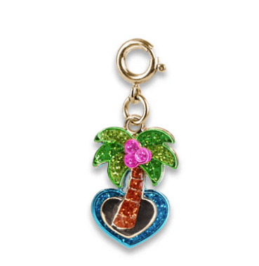 Charm It! Accessories Gold Glitter Palm Tree Charm Charm It! Fun Charms