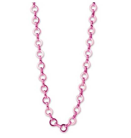 Charm It! Accessories Pink Chain Necklace Charm It! Fun Charms