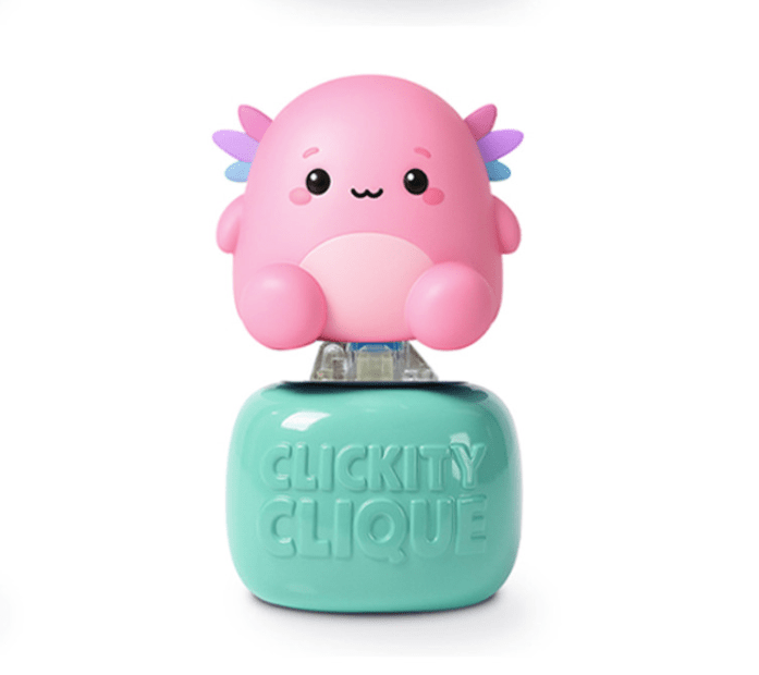Top Trenz Accessories Light Pink / Axolotl CLICK’R CREW - Keyboard Sensory Clickers