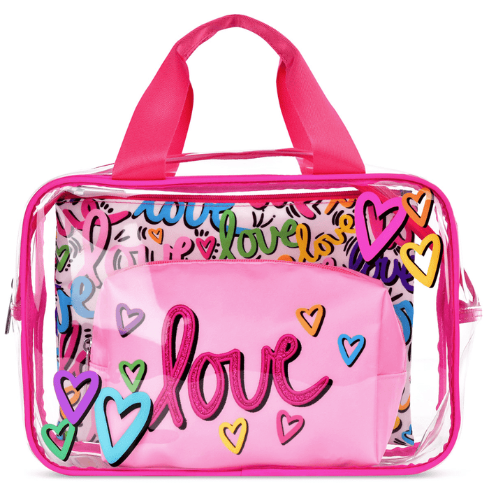 iScream Accessories Corey Paige Love Letters Cosmetic Bag Trio