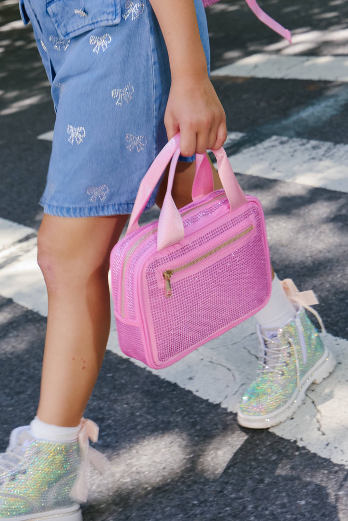 Lola + The Boys Accessories Crystal Sparkle Lunch Box