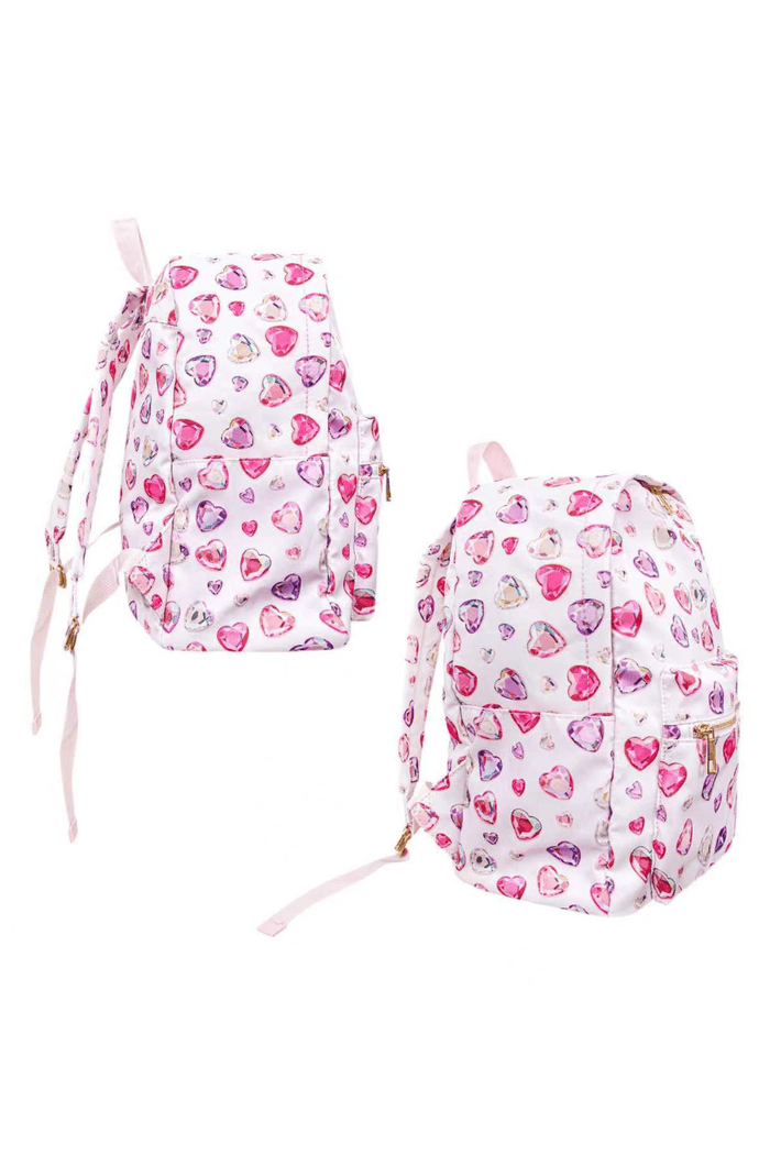 Lola + The Boys Accessories Diamond Hearts Backpack
