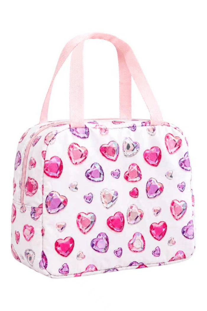 Lola + The Boys Accessories Diamond Hearts Lunch Bag