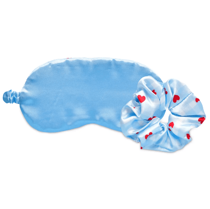 iScream Accessories Gingham Hearts Eye Mask & Scrunchie Set