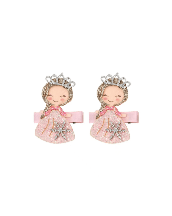 Lola + The Boys Accessories Glitter Princess Hair Clips (Pack of 2)