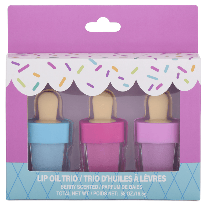 iScream Accessories Ice Pops Lip Oil Trio