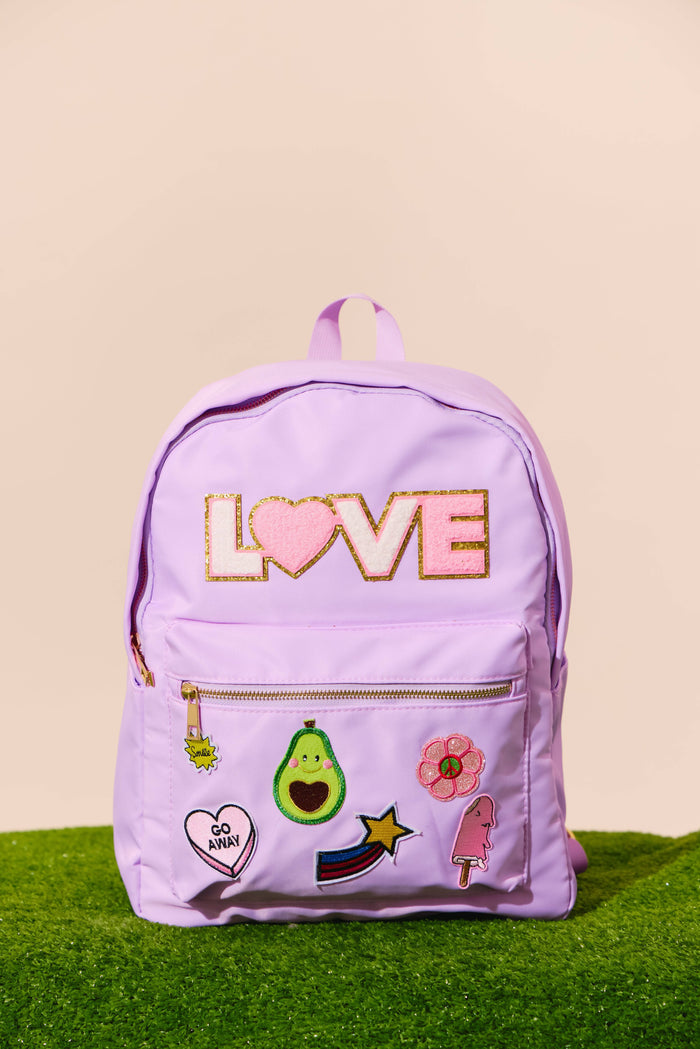 Lola + The Boys Accessories Lavender Patch Backpack