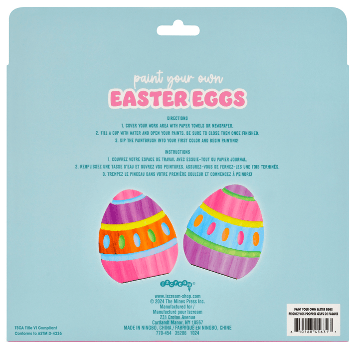 iscream Accessories Paint Your Own Easter Eggs