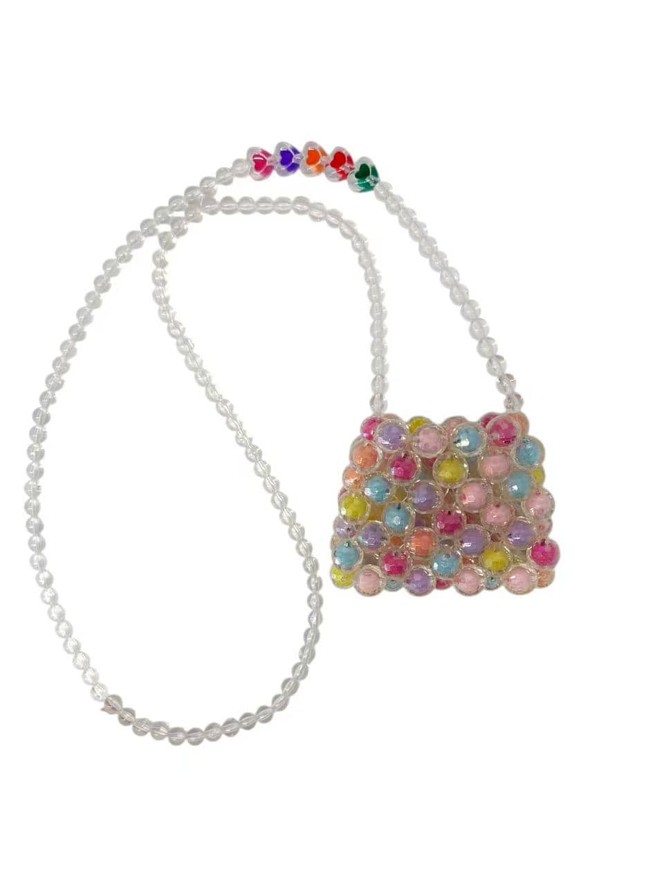 Pastel Bubble Bead Mini Purse